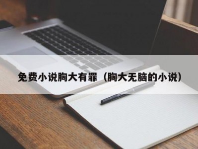 免费小说胸大有罪（胸大无脑的小说）