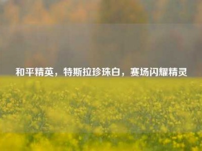 和平精英，特斯拉珍珠白，赛场闪耀精灵