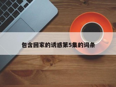 包含回家的诱惑第5集的词条