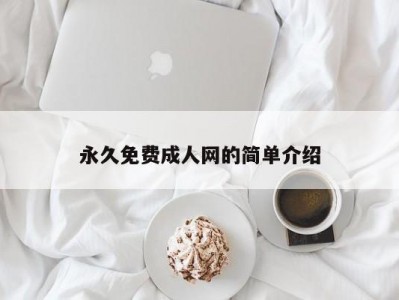 永久免费成人网的简单介绍