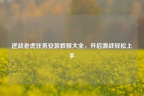 逆战老虎任务安装教程大全，开启激战轻松上手