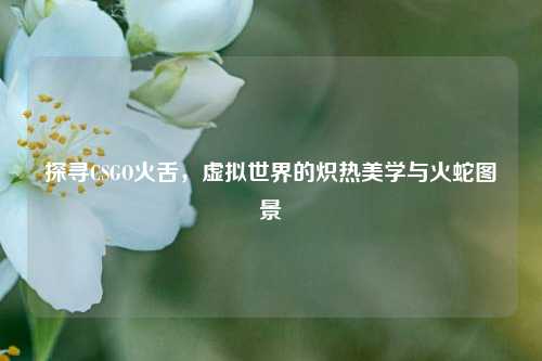 探寻CSGO火舌，虚拟世界的炽热美学与火蛇图景